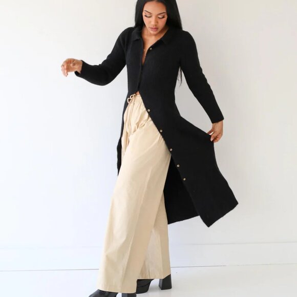 Tach Zoa Alpaca Blend Knit Midi Dress S - Picture 1 of 16